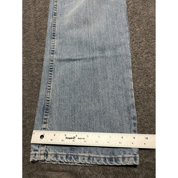 Wrangler retro relaxed botcut jeans light wash western fit 34X33 (tag 34X32) - Picture 8 of 8